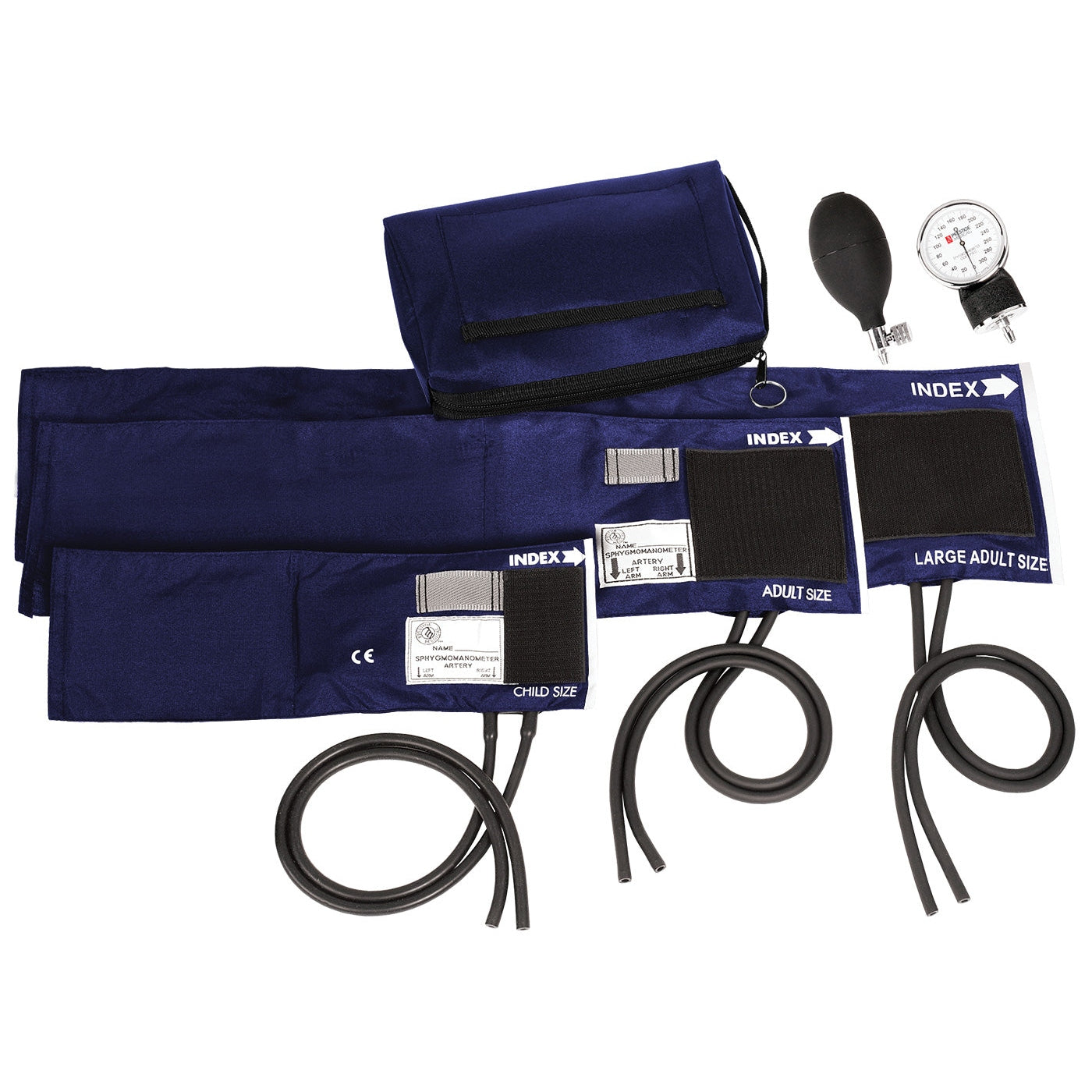 Prestige Medical-3-in-1 Aneroid Sphygmomanometer Set & Carrying Case-MedTech-3